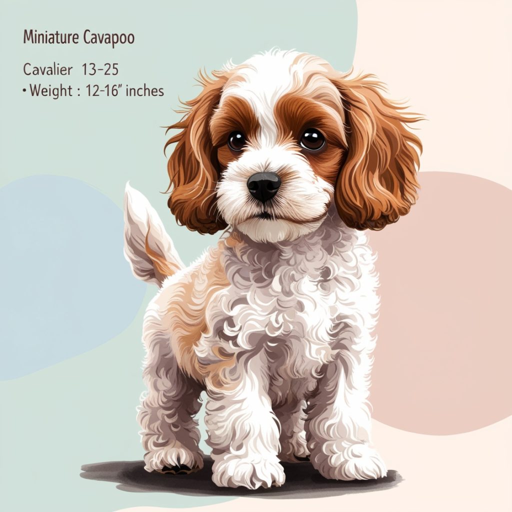 Leonardo Phoenix A whimsical lifelike illustration of a Miniat 2 Miniature Cavapoo