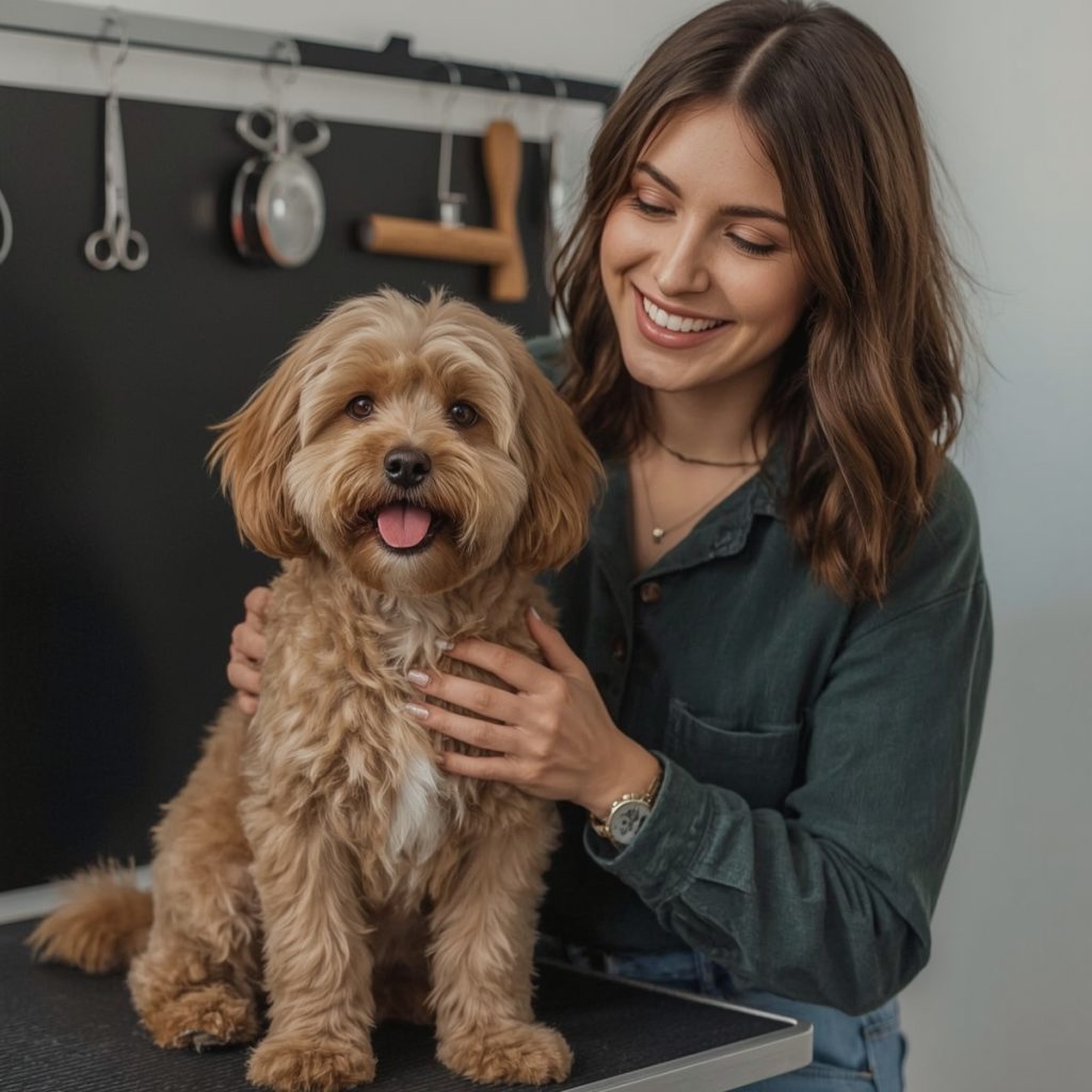 well groomed Cavapoo well-groomed Cavapoo