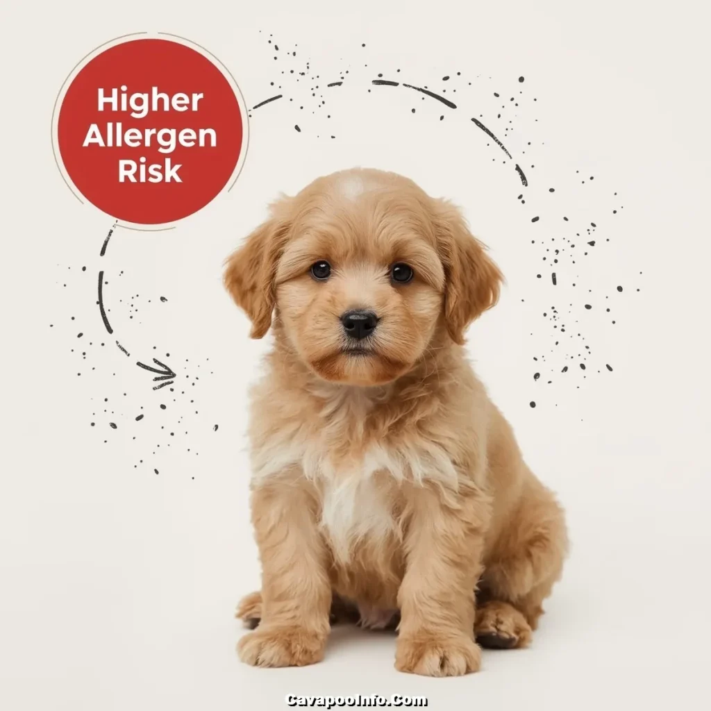 Lucid Realism A Cavapoo puppy with a soft flat straight coat s 0 result Shedding And Allergen Production: