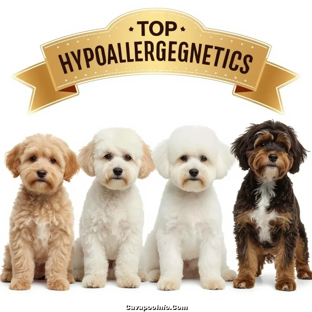 Lucid Realism A horizontal lineup of four top hypoallergenic d 0 result Top Hypoallergenic Cavapoo