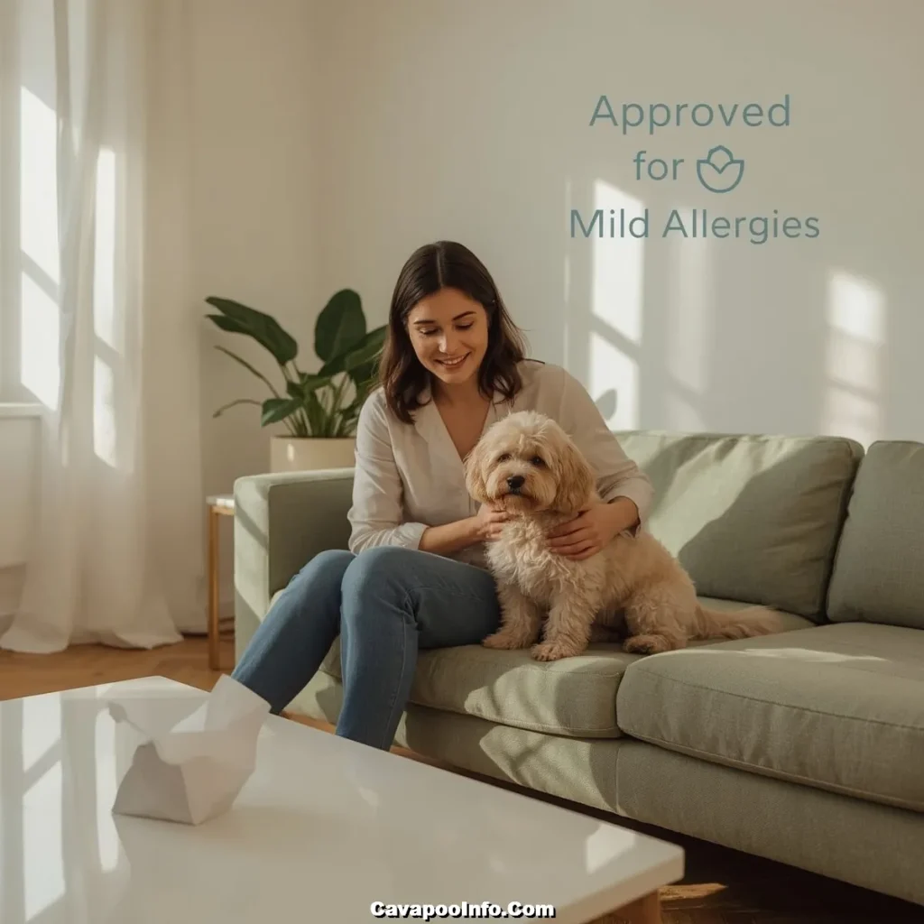 Lucid Realism A serene and tidy room with creamcolored walls p 0 result Potential Cavapoo Allergies and Their Owners