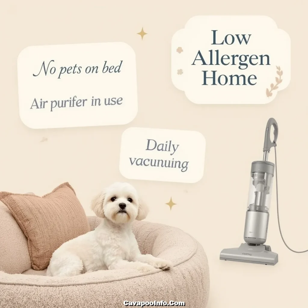 Lucid Realism A warm and cozy illustration of a home layout wi 0 result Cavapoo Coats and Grooming Needs